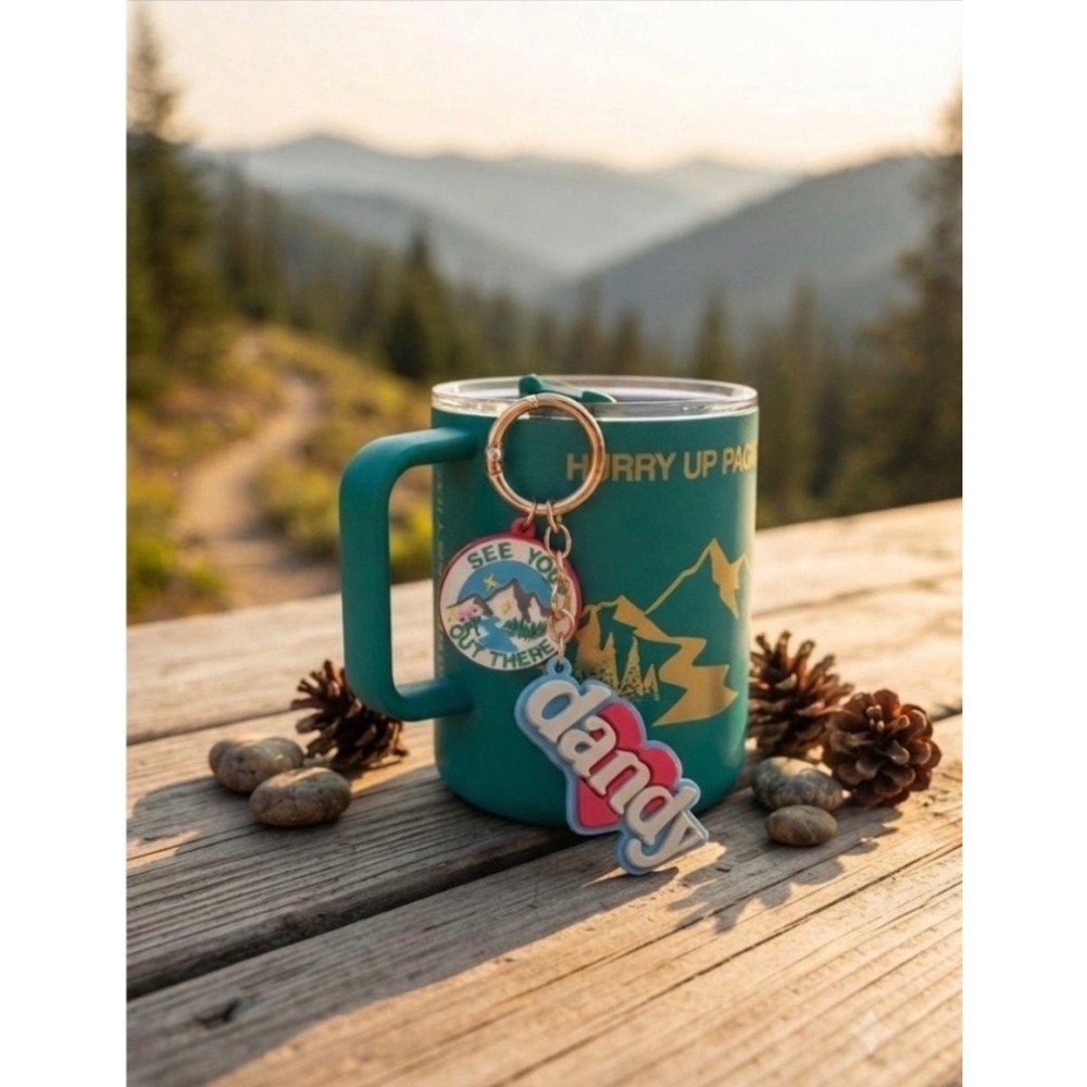 Dandy Worldwidex Starbucks Collab Teal   Mug 12oz Stainless Steel Travel NEW